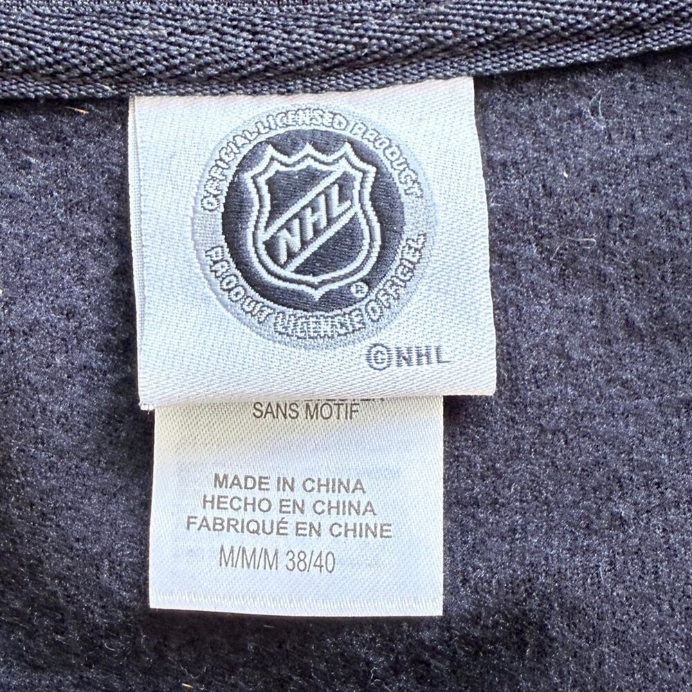 NHL Boston Bruins Black Embroidered Logo 1/4 Zip Long Sleeve Pullover Men’s sz M - Picture 3 of 9